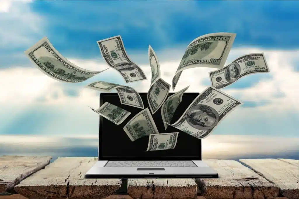 Affiliate earnings example