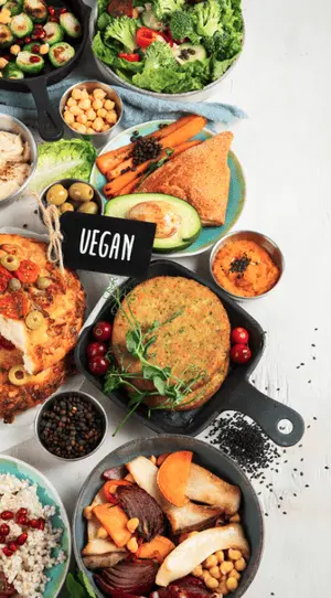 Vibrant plant-based meal plan